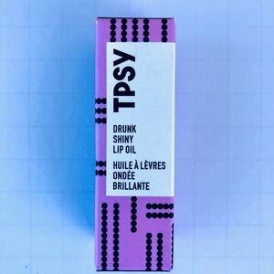 TPSY Drunk Shiny Lip Oil 002 My Boo Red Gloss Balm Argan Oil Moisturizing